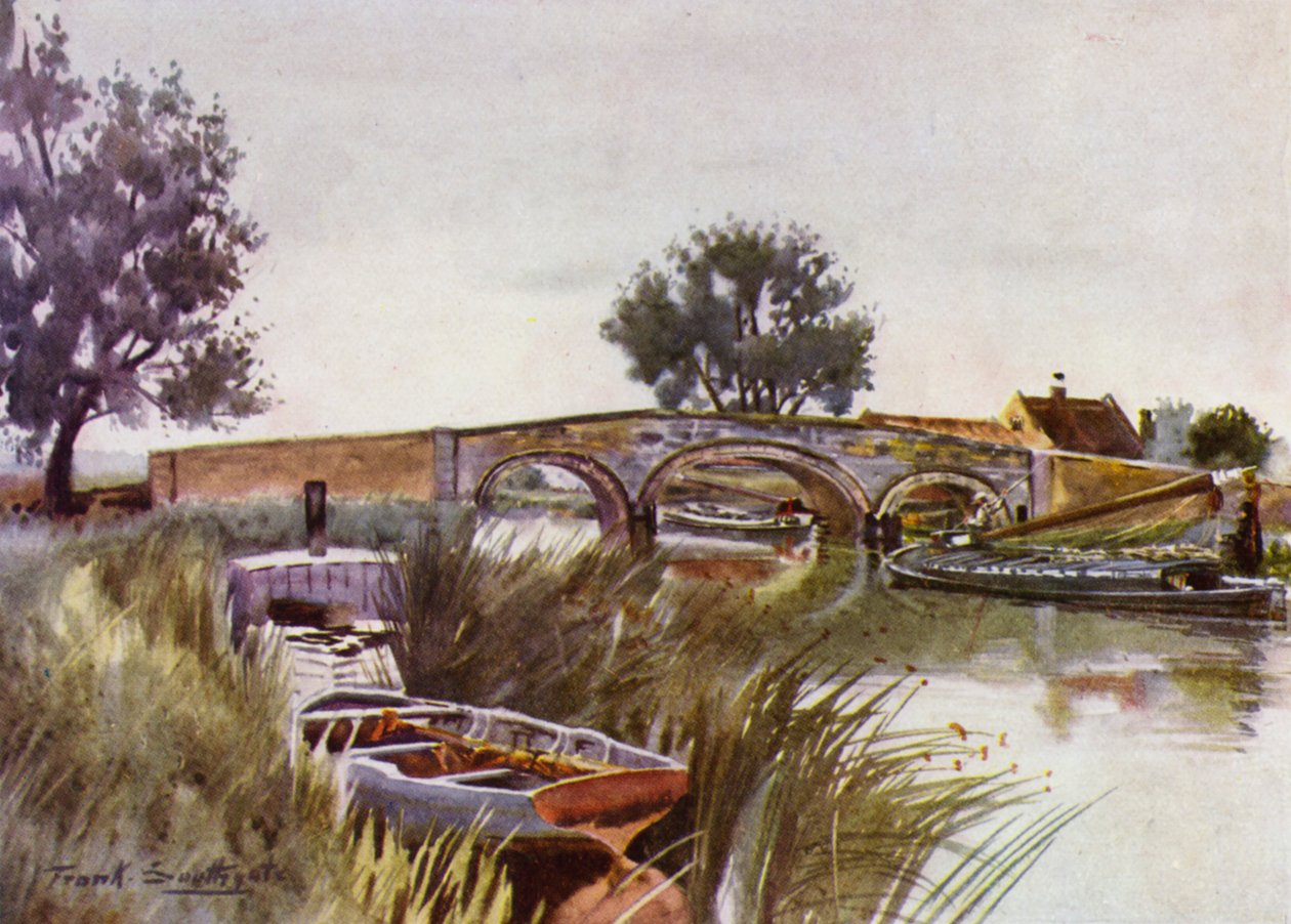 Norfolk Broads: Acle Bridge by Frank Southgate