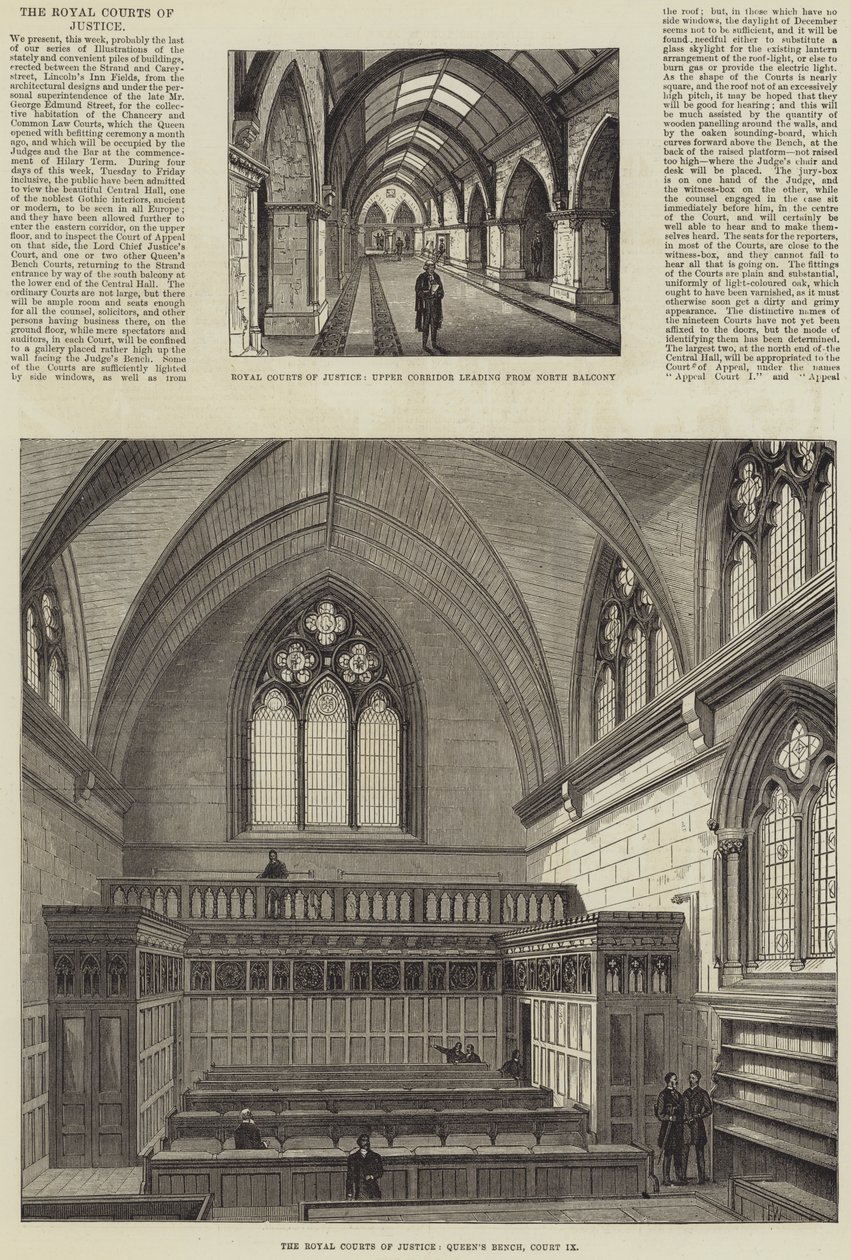 The Royal Courts of Justice by Frank Watkins