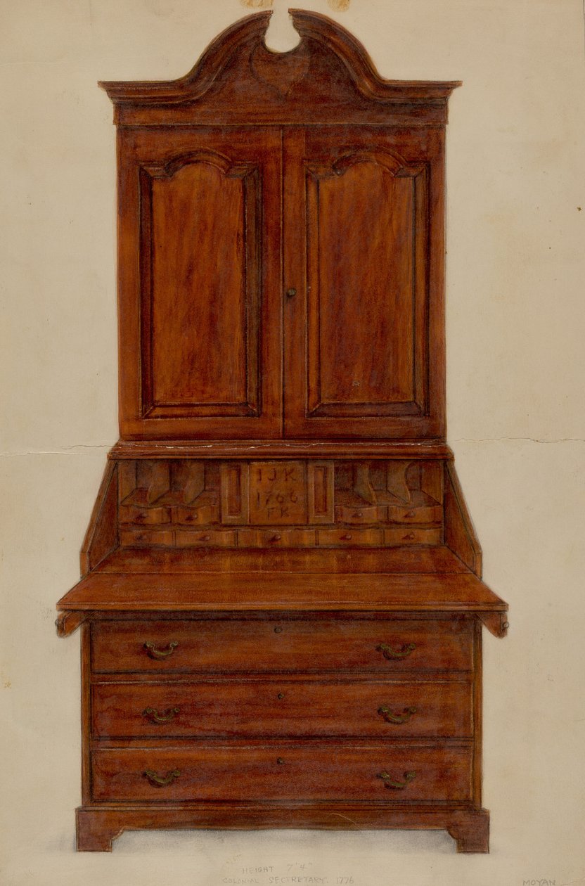 Desk by Franklin C. Moyan