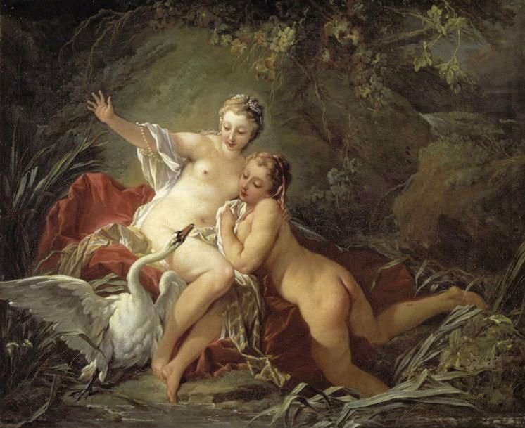 Leda and the Swan by François Boucher