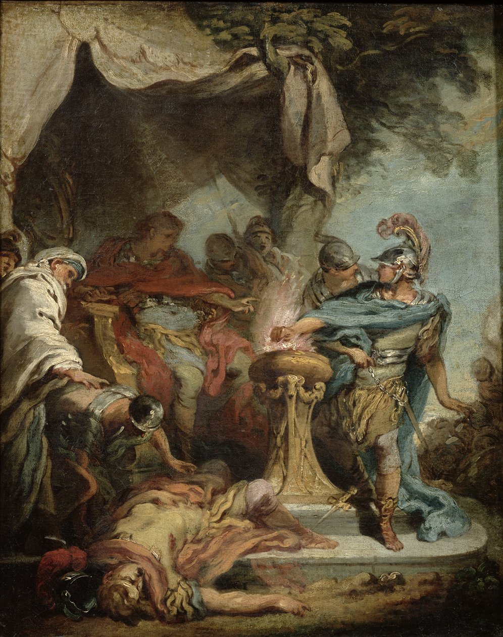 Mucius Scaevola before Porsenna by François Boucher