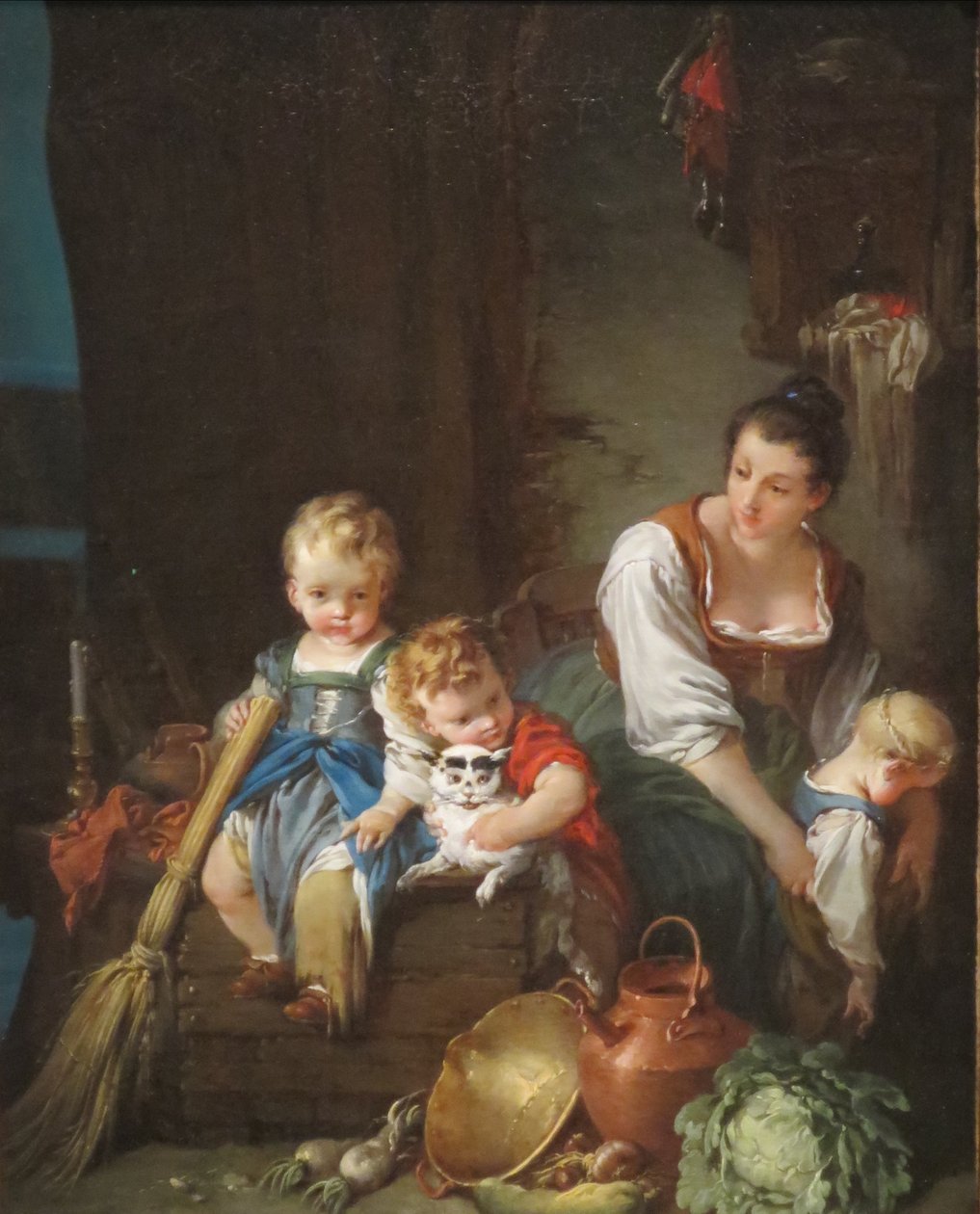 The Beautiful Country Woman by François Boucher