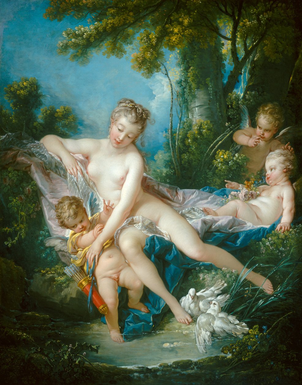 Venus Consoling Love by François Boucher