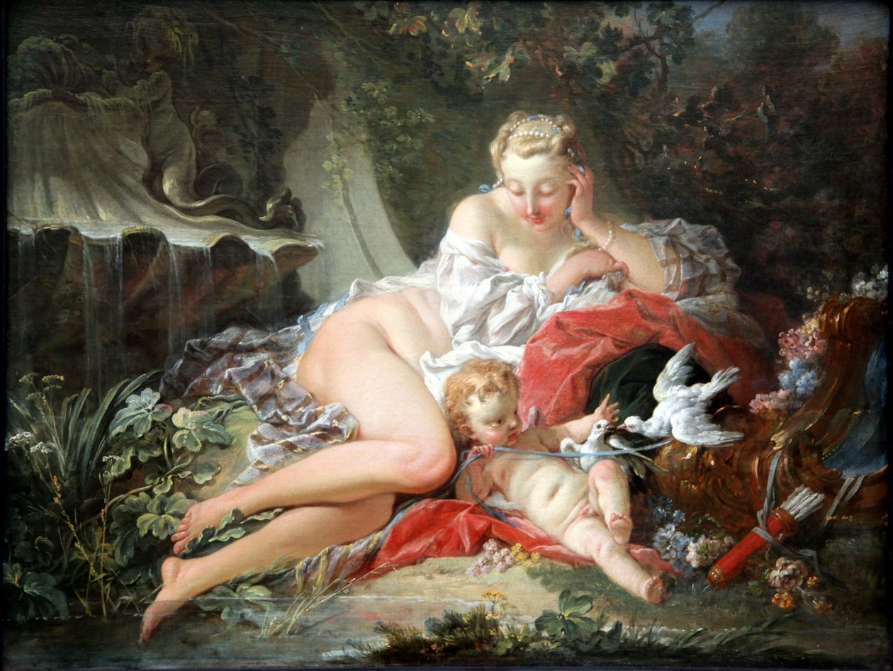 Venus and Amor by François Boucher