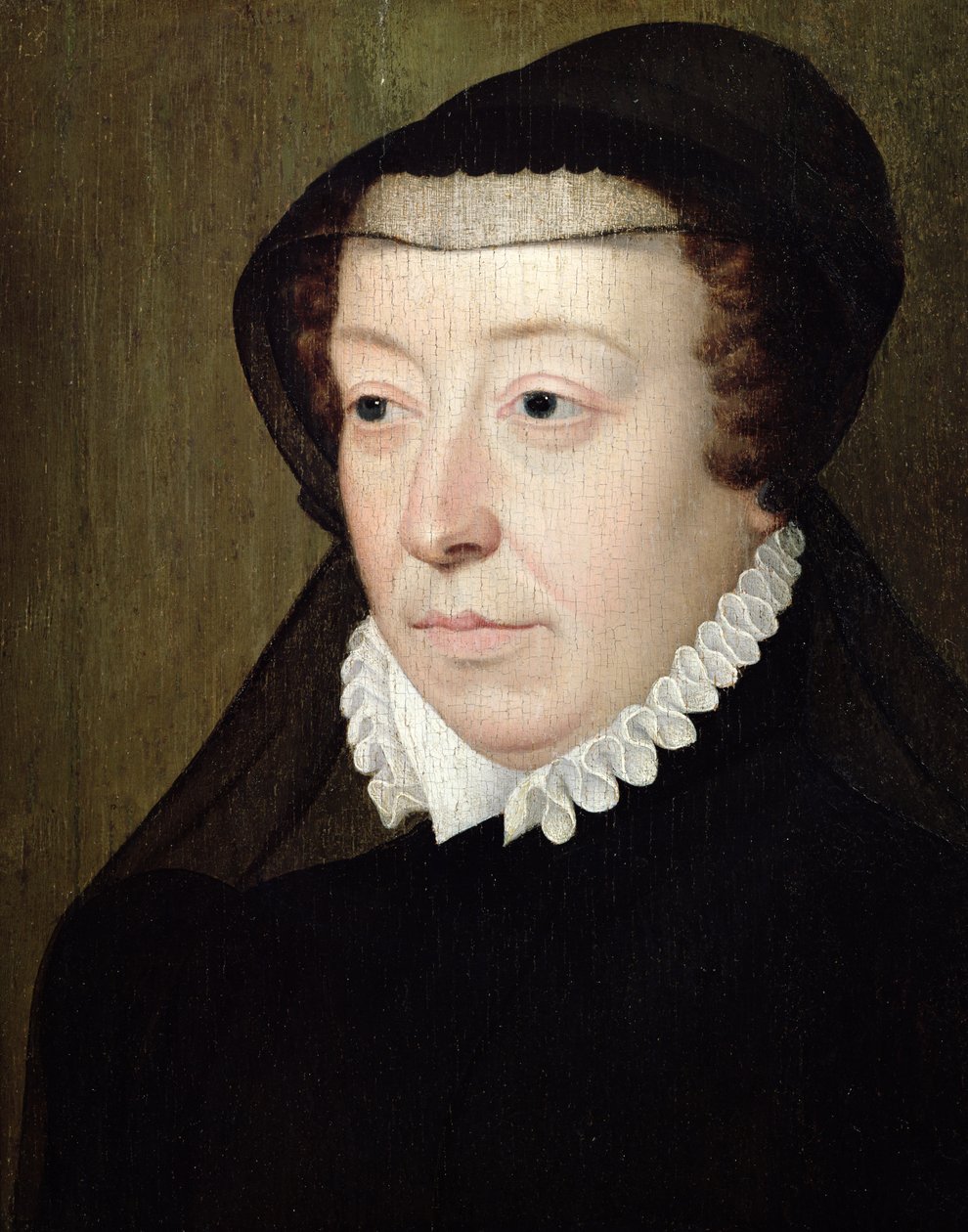 Portrait of Catherine de Medici by François Clouet