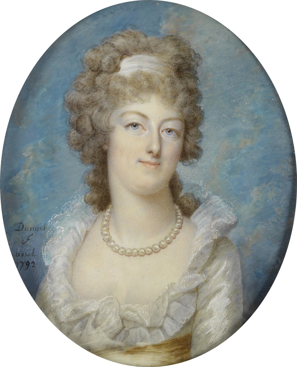 Portrait of Marie Antoinette by Francois Dumont