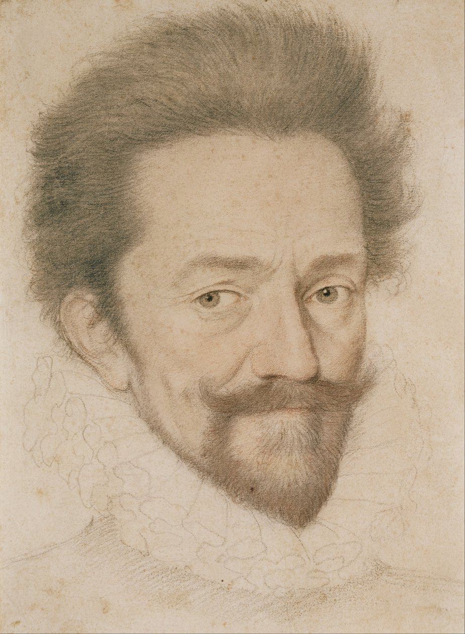 Portrait of a Bearded Man Wearing a Ruff by François Quesnel