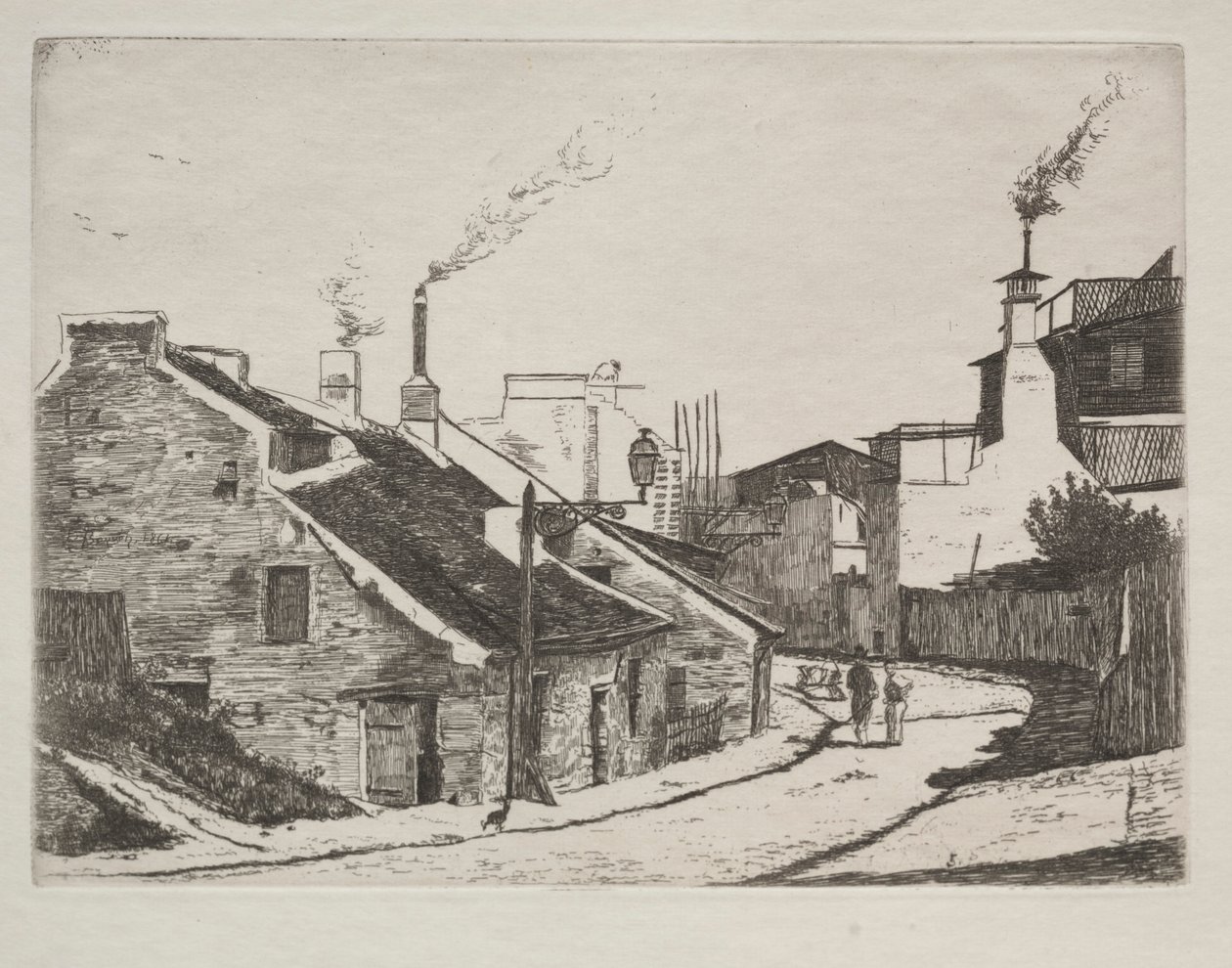 Country Street in Alouette by François Bonvin