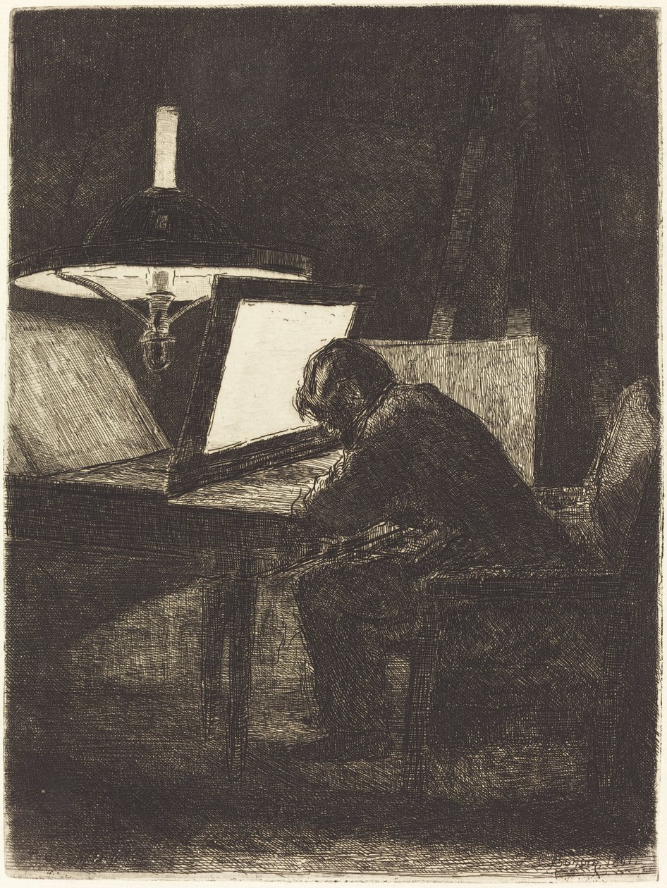 The Printmaker by François Bonvin
