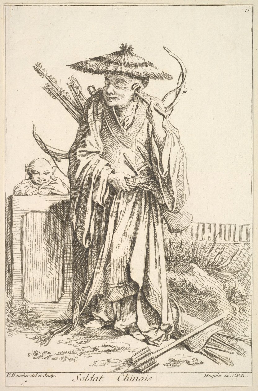Chinese Soldier by François Boucher