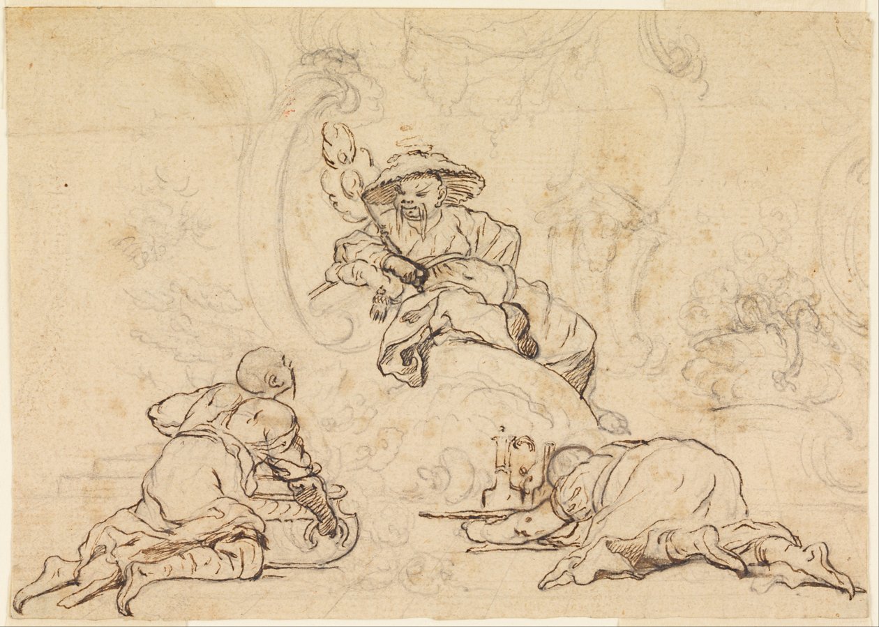 Designs for Chinoiserie Ornament by François Boucher