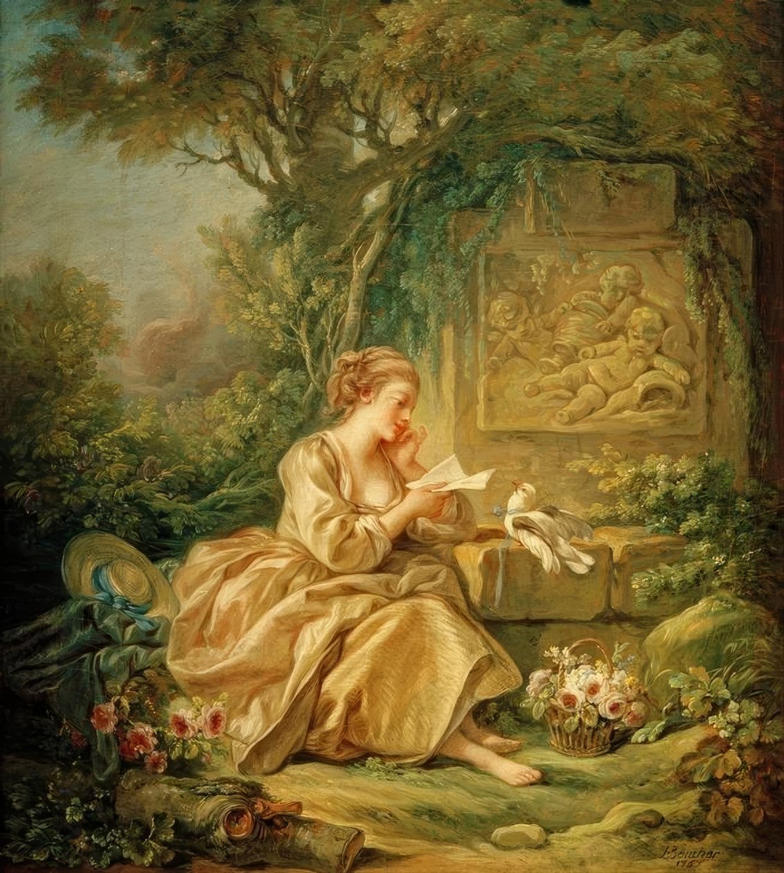 The Secret Message by François Boucher