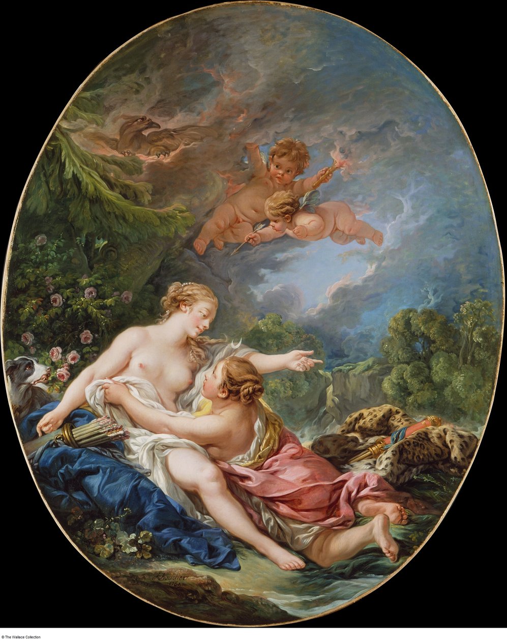 Jupiter and Callisto by François Boucher
