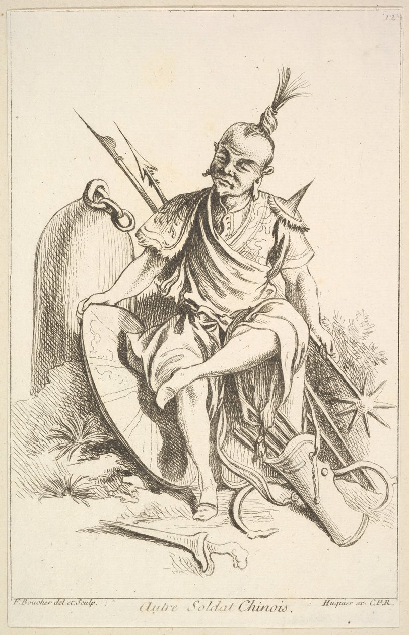 Other Chinese Soldier by François Boucher