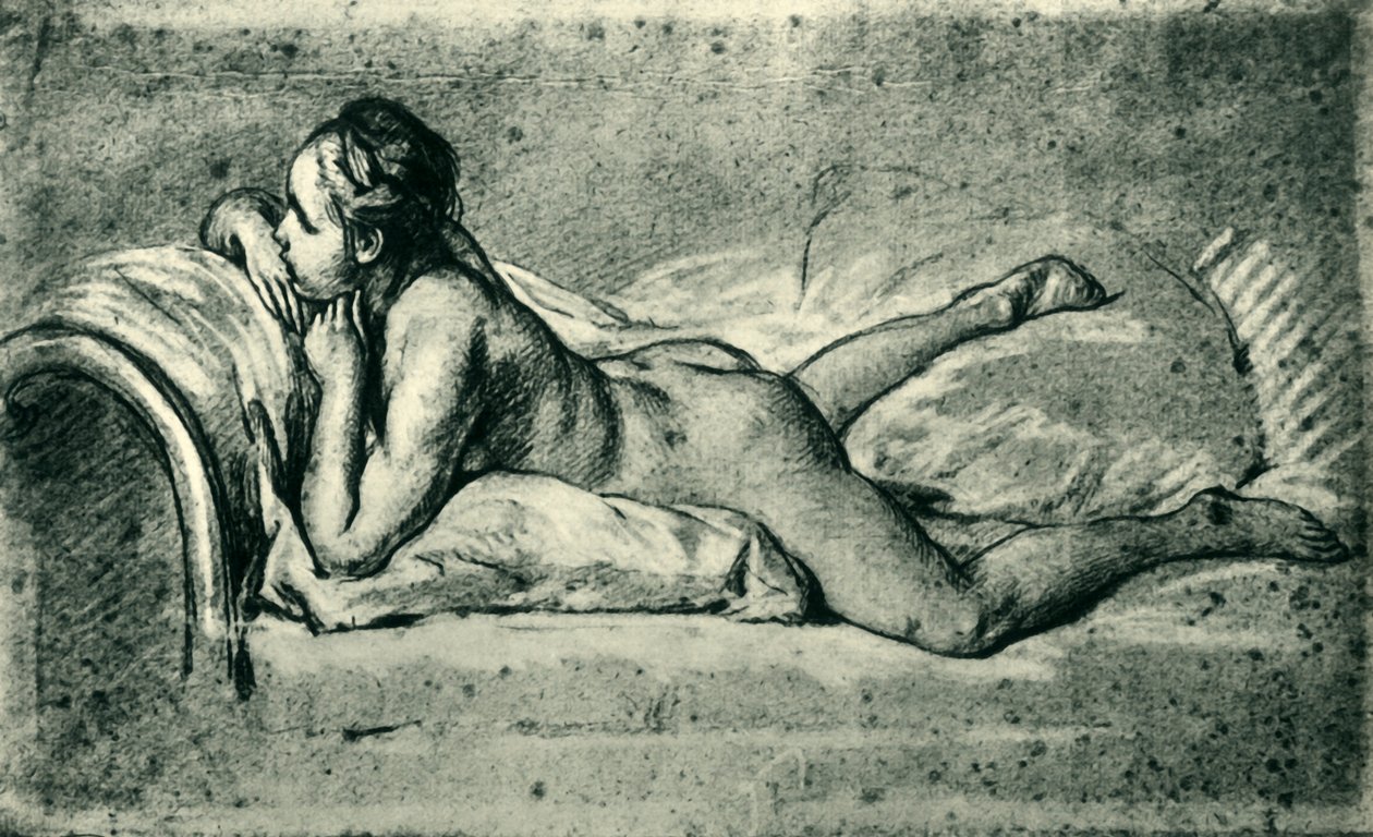 Reclining Female Nude, 1751 by François Boucher