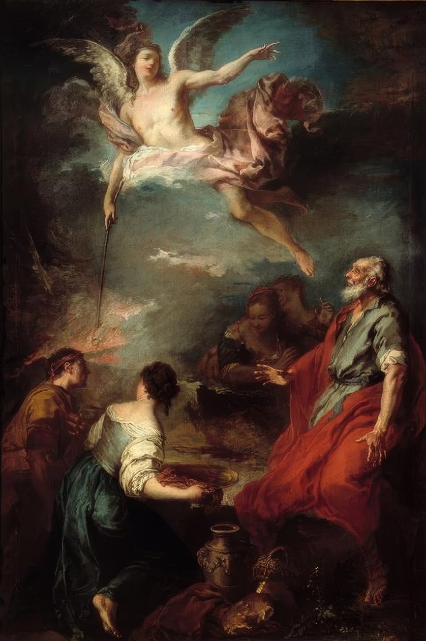 Sacrifice of Gideon by François Boucher