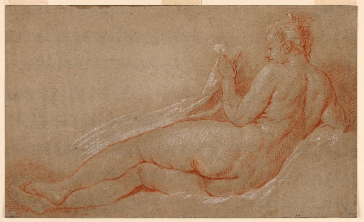 Study for Reclining Nude by François Boucher