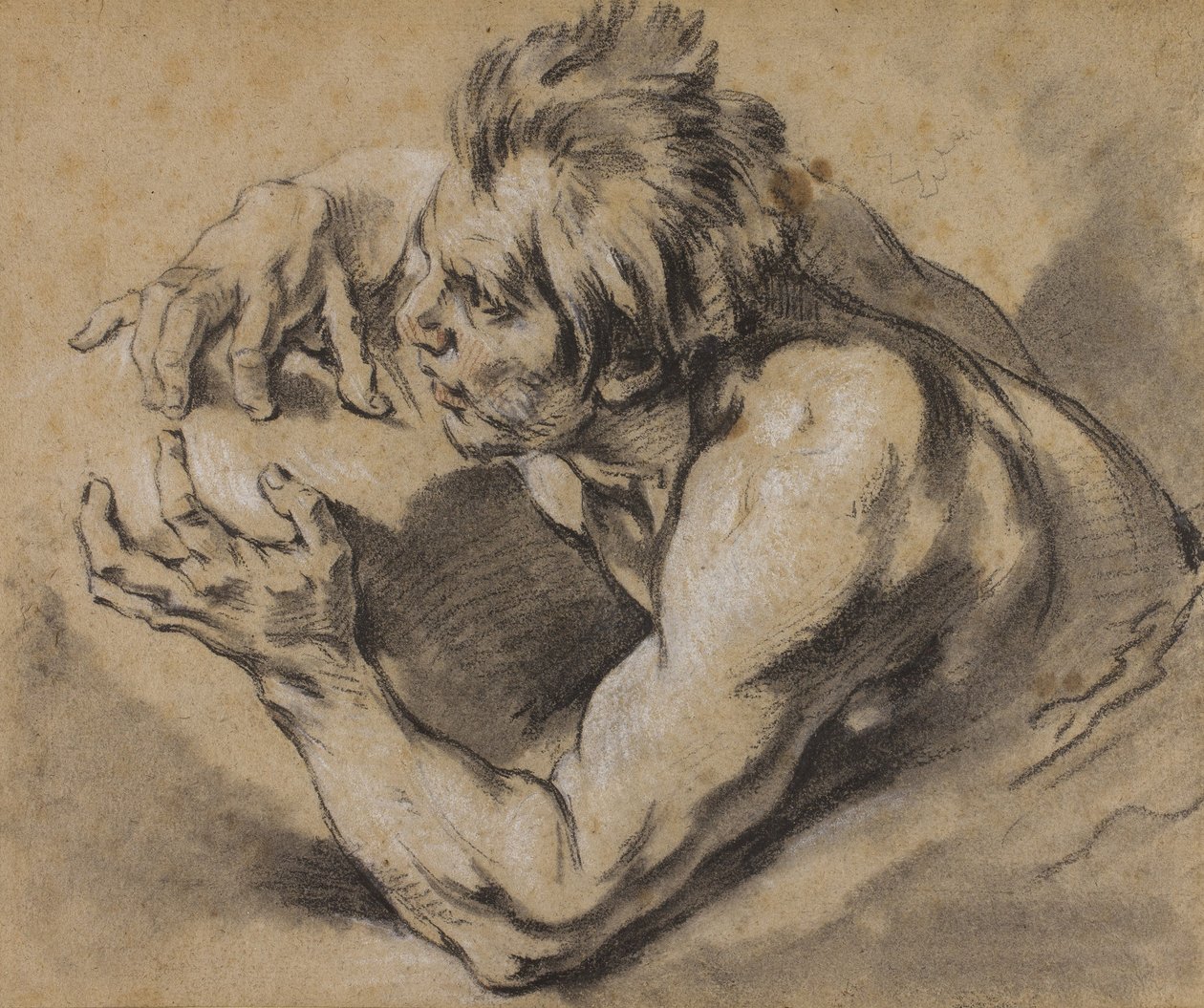 Study of a Triton by François Boucher