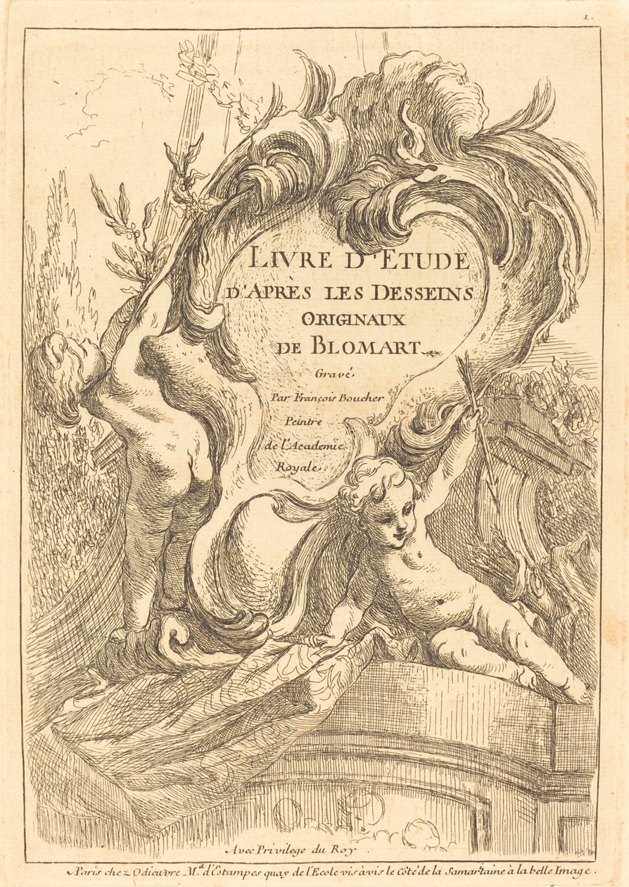 Title Page by François Boucher after Abraham Bloemaert
