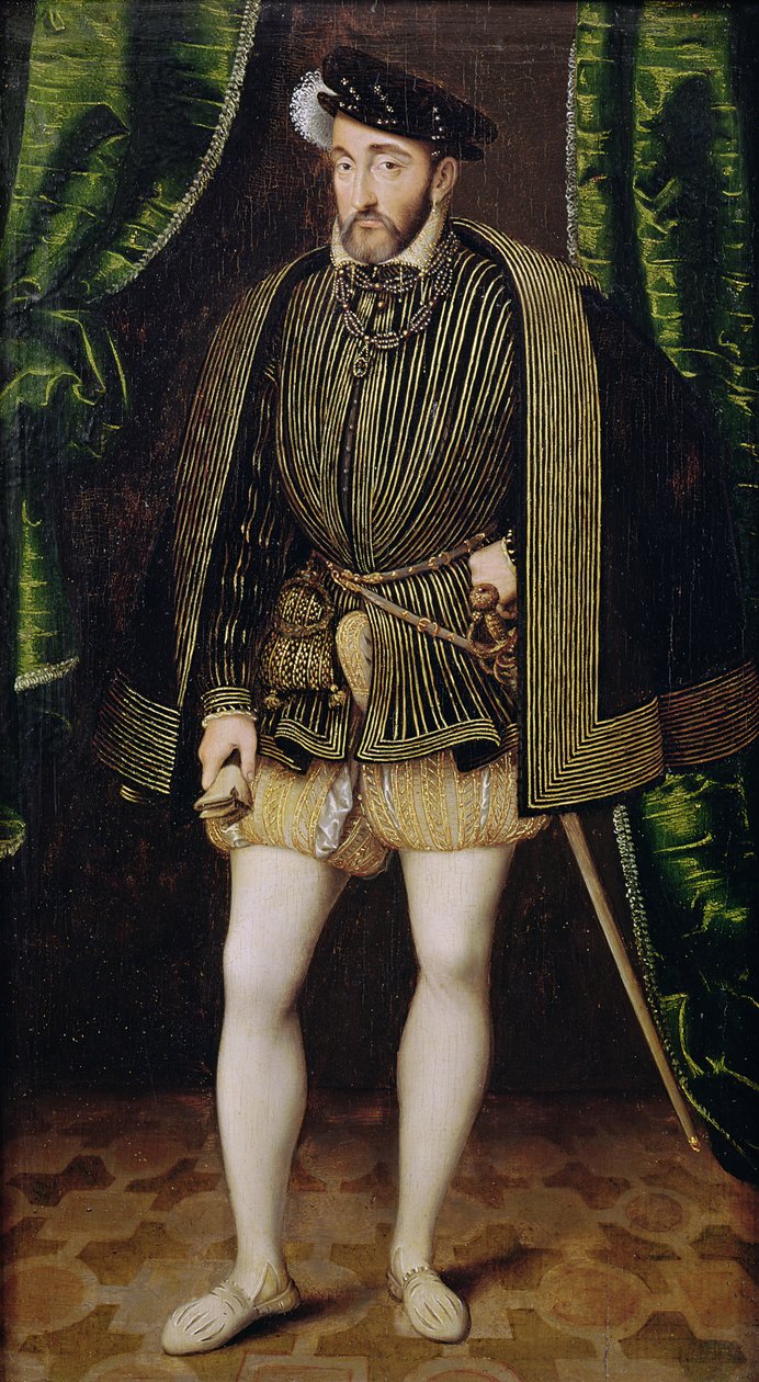 Portrait of Henri II by François Clouet