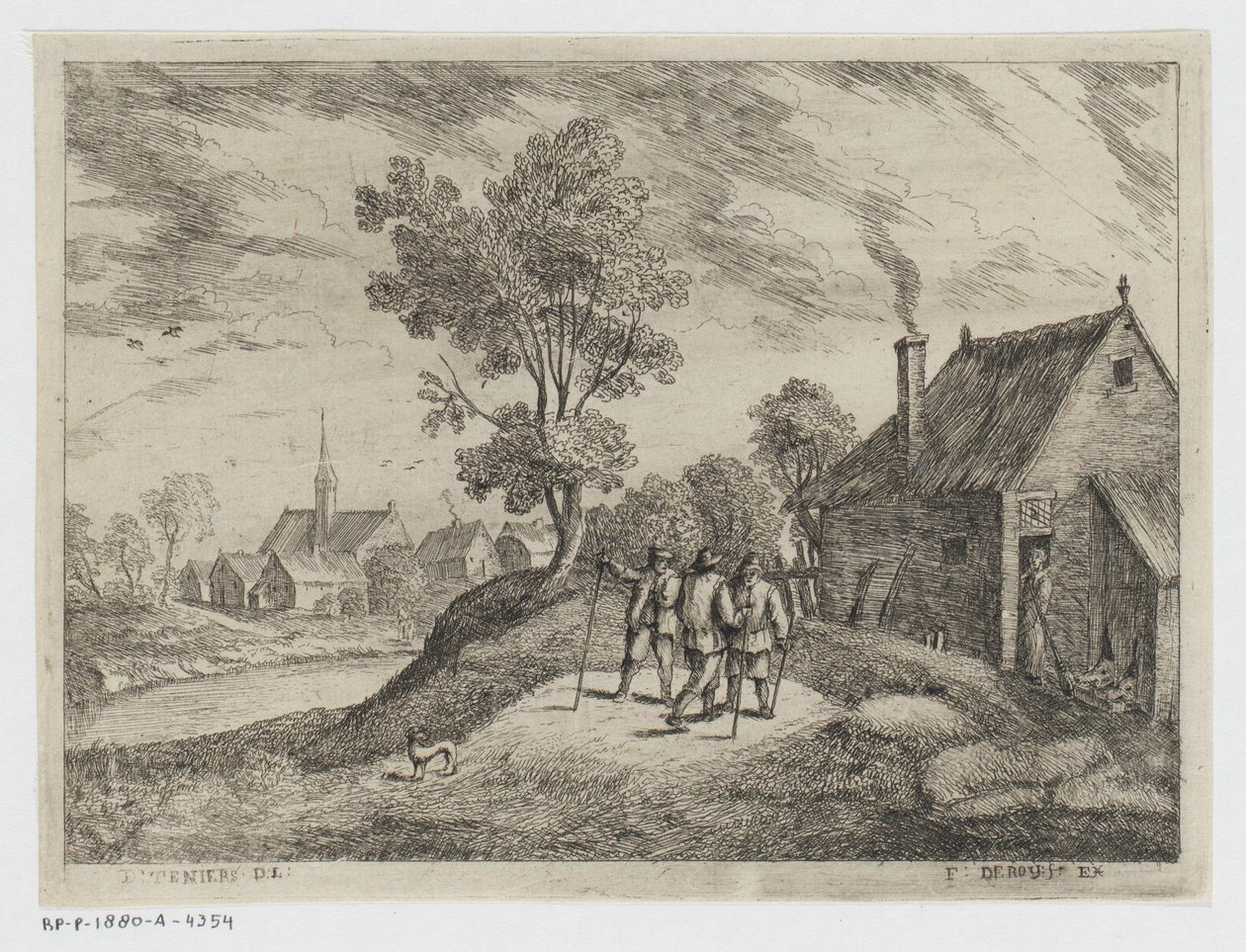 Three Talking Men by François Deroy