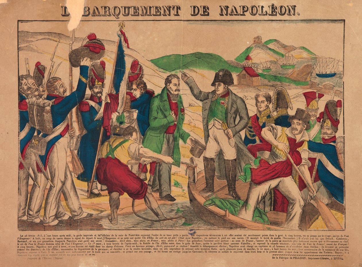 Landing of Napoléon, 1835 by François Joseph Heim