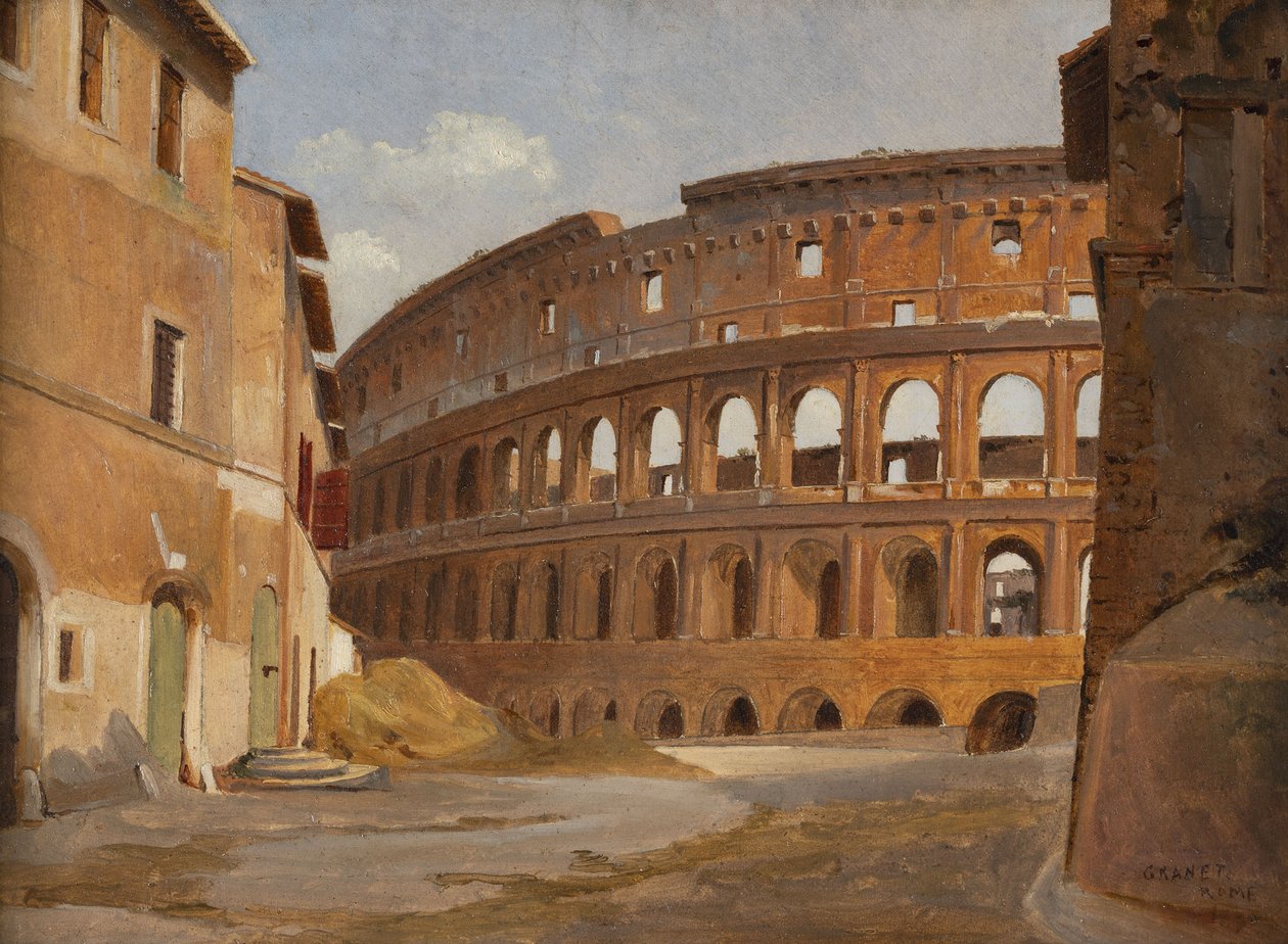 View of the Colosseum by Francois Marius Granet