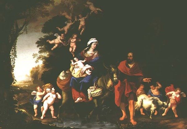 The Flight into Egypt by François Verwilt