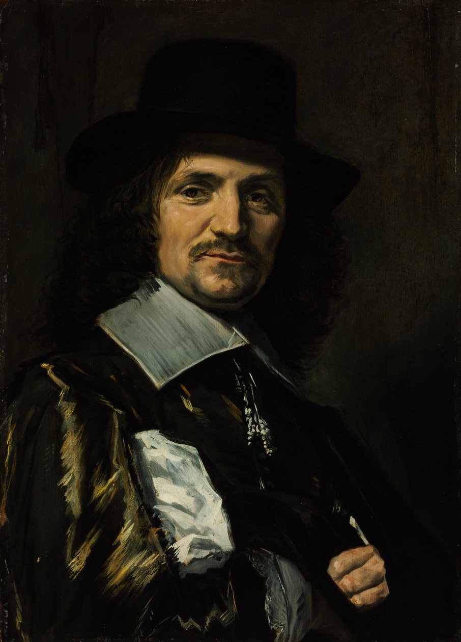 Portrait of Painter Jan Asselyn by Frans Hals