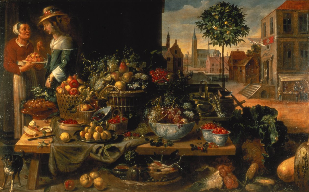 The Fruit Stall by Frans Snyders or Snijders
