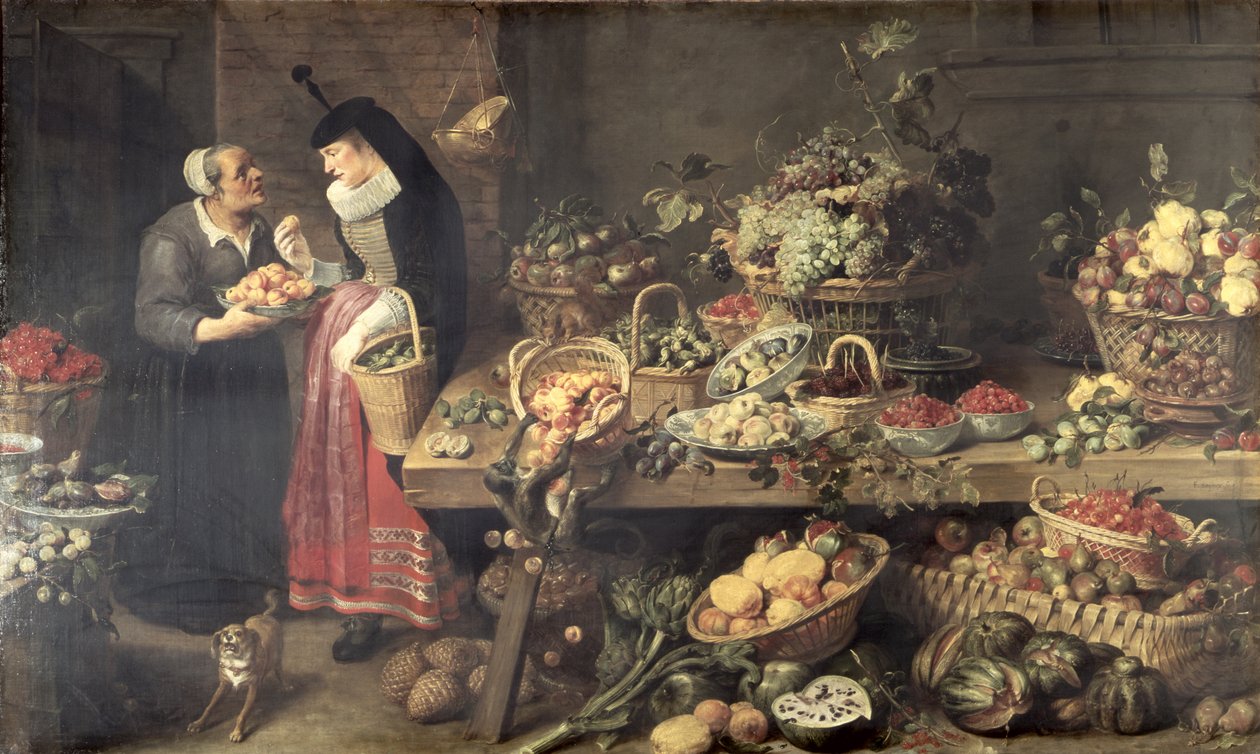 Fruit Stall, 1618-21 by Frans Snyders or Snijders