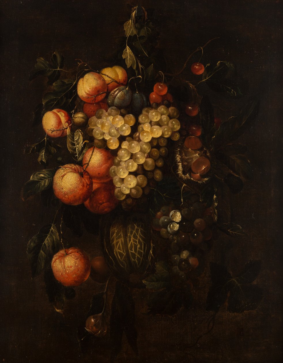 A Sumptuous Collection of Fruit by Frans van Everbroeck