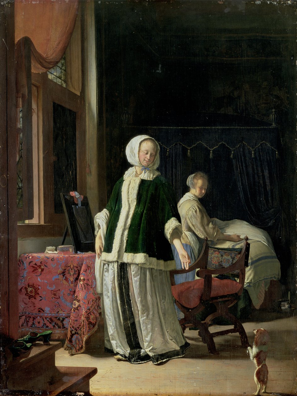 The Morning Toilet of a Young Lady by Frans van Mieris