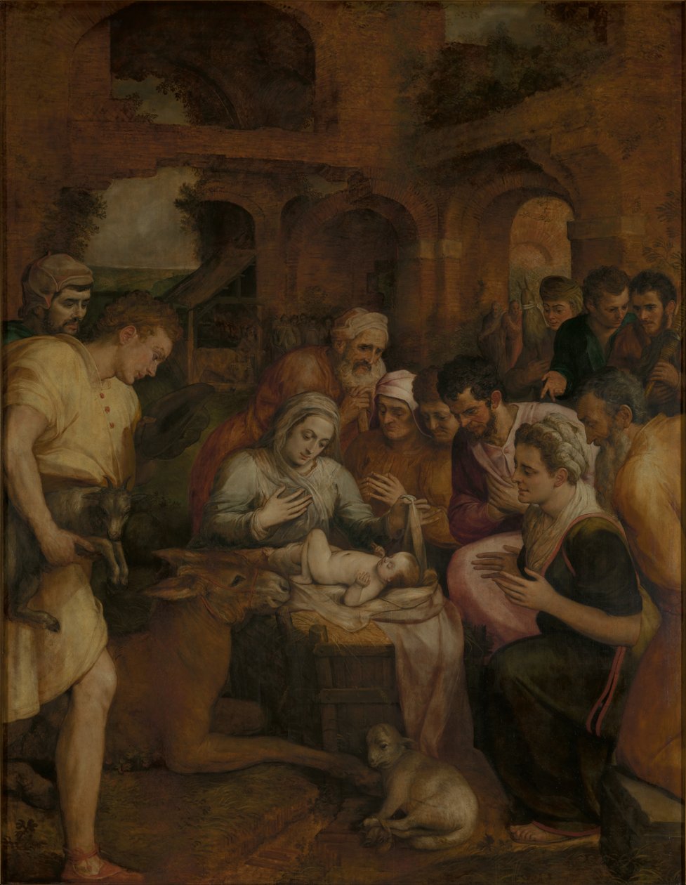 The Adoration of the Shepherds by Frans Floris