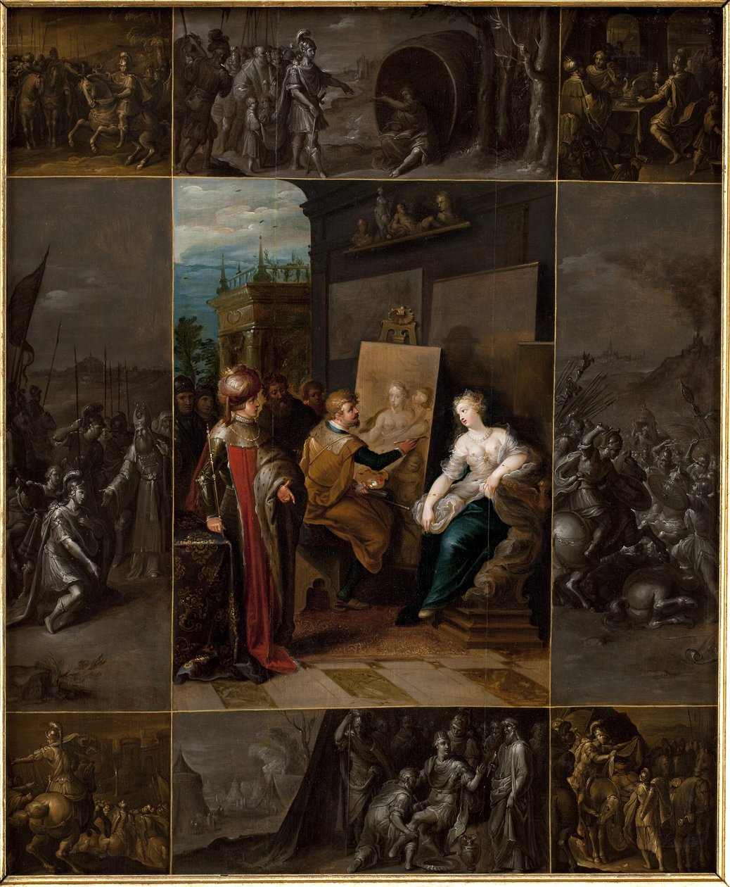 Apelles Painting Campaspe by Frans Francken d.Y.