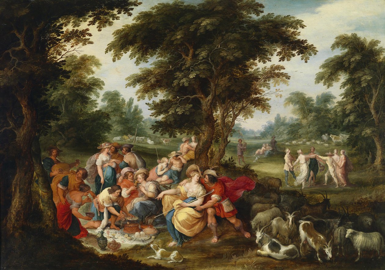 Arcadia. The Golden Age by Frans Francken the Younger