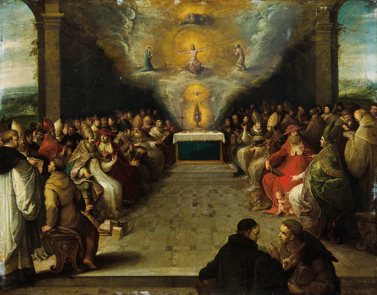 Disputation of the Holy Sacrament by Frans Francken the Younger