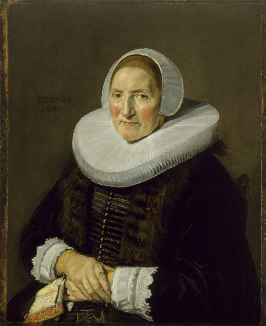 Portrait of an Elderly Woman by Frans Hals