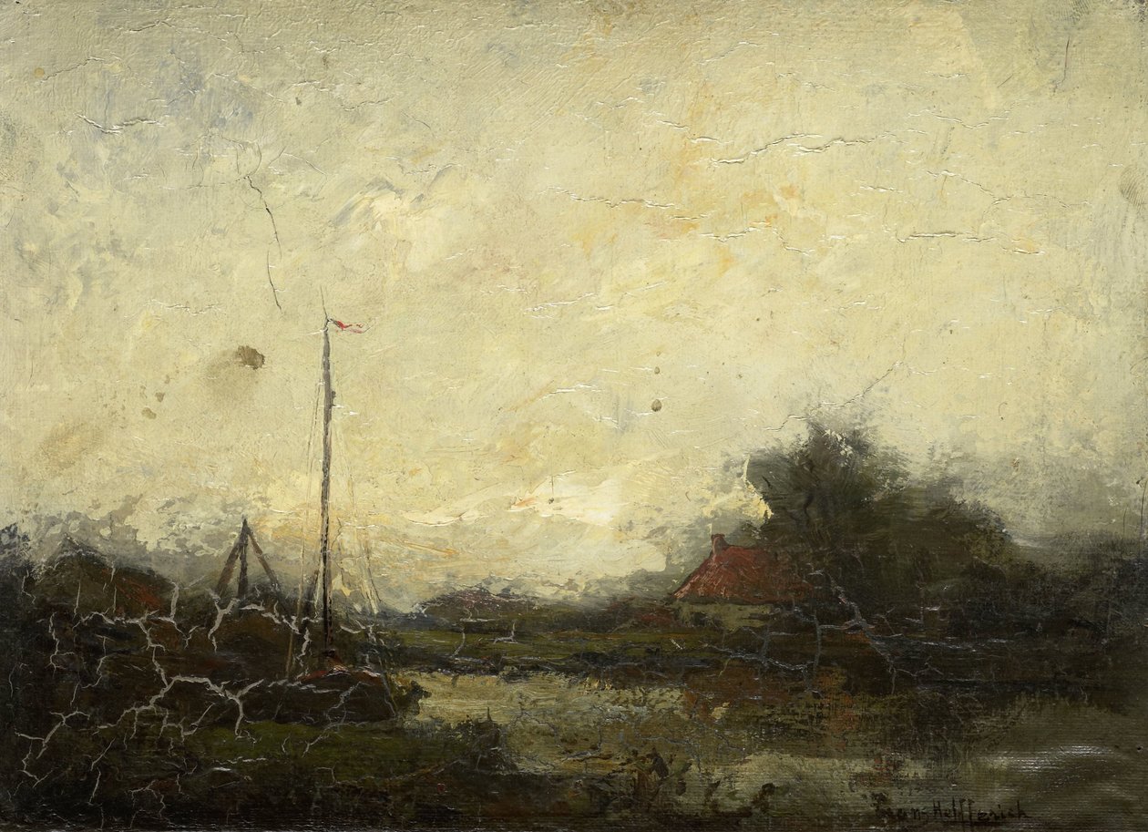 Landscape by Frans Helfferich