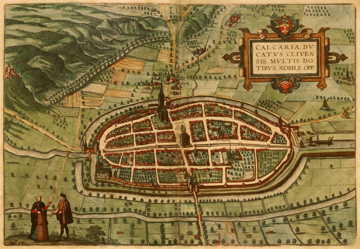 Kalkar Braun Hogenberg 1575 by Frans Hogenberg