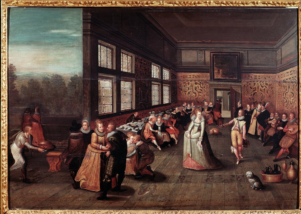 Dancers at the Flemish Court by Frans II Pourbus