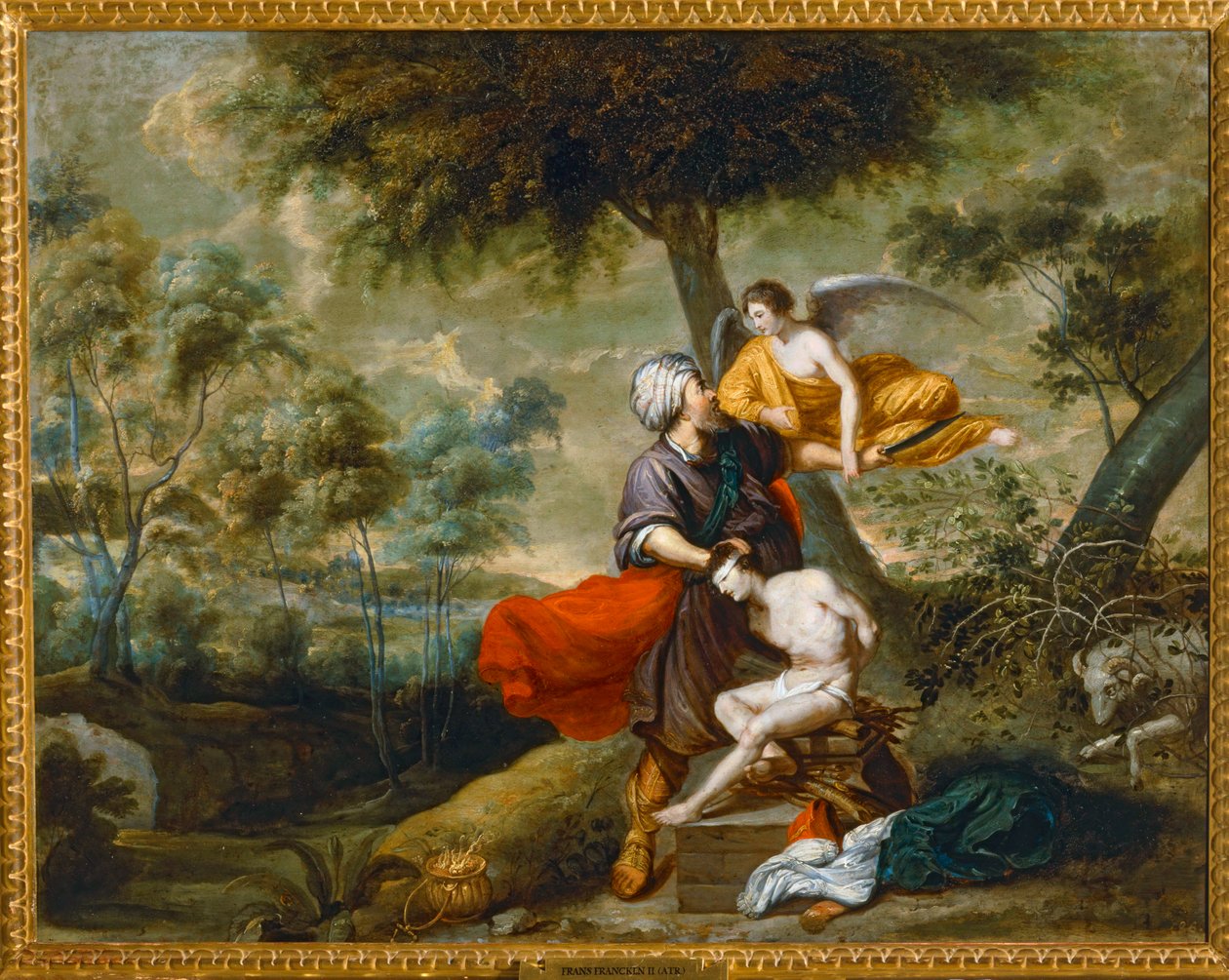 The Sacrifice of Isaac by Frans II the Younger Francken