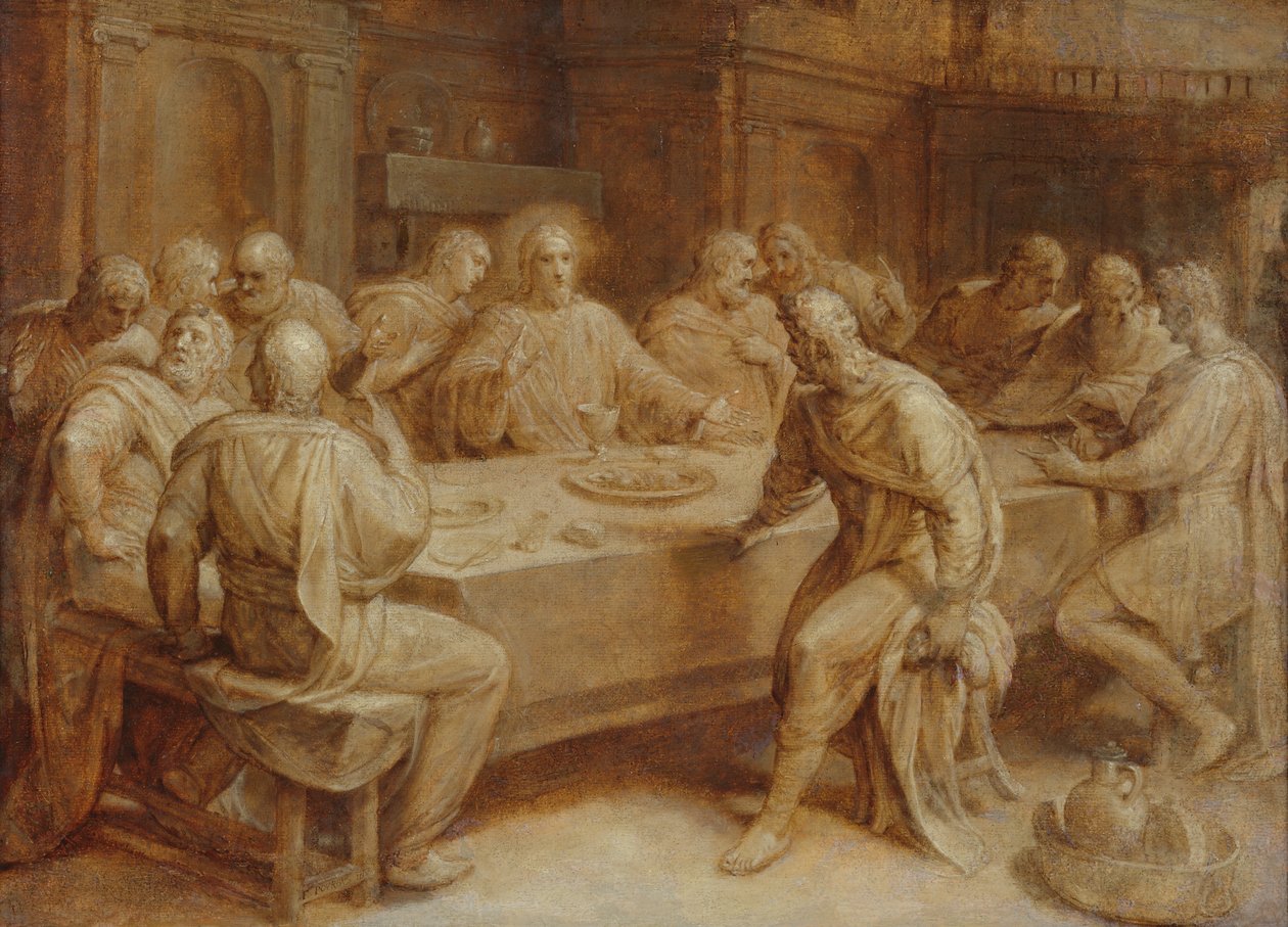 The Last Supper by Frans I Pourbus
