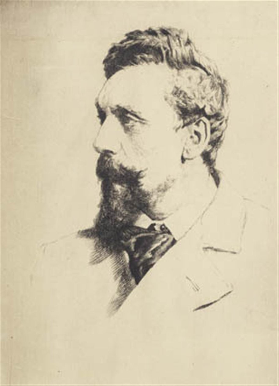 Portrait of Carl Bloch by Frans Schwartz