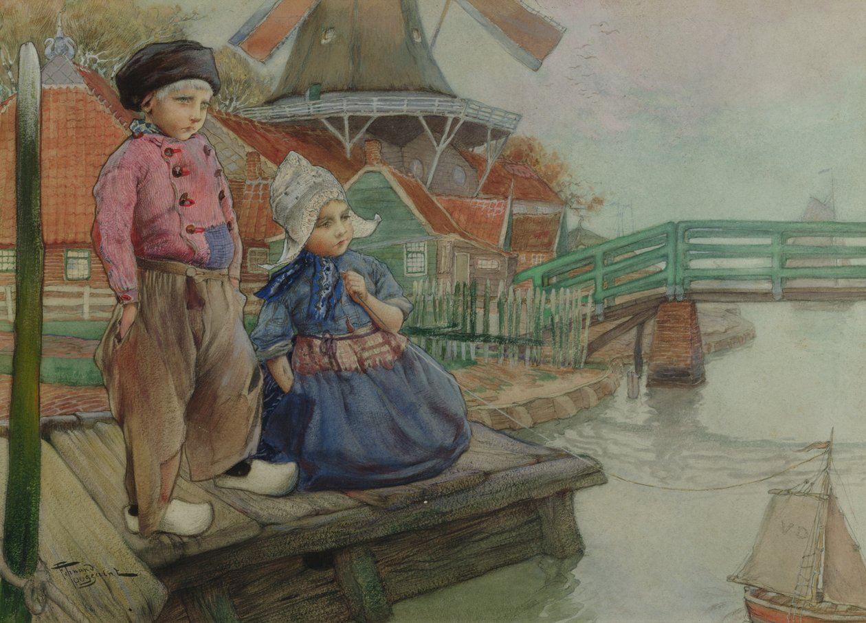 Dutch Children by Frantz Charlet