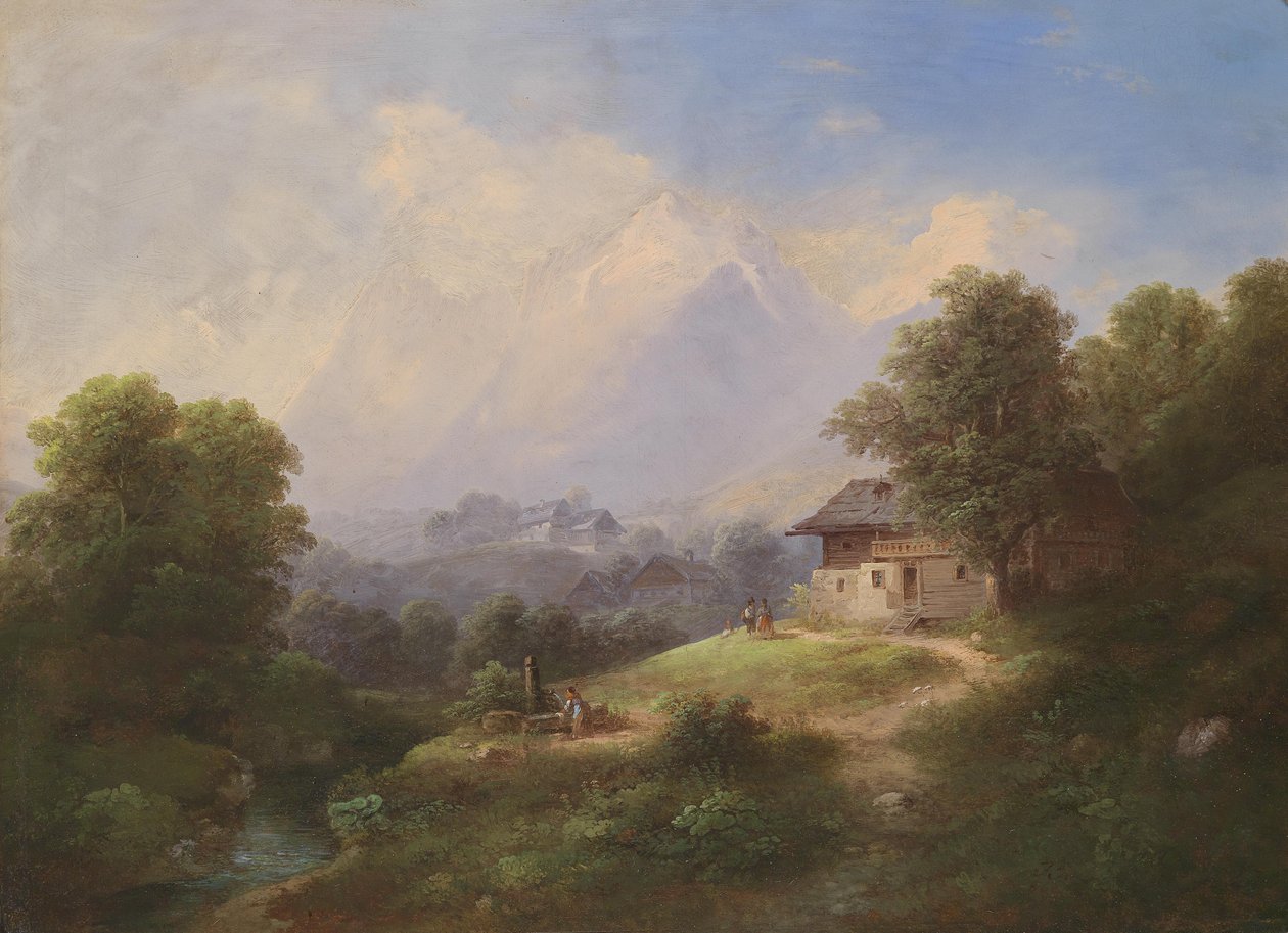 Scene from South Tyrol by Franz Barbarini