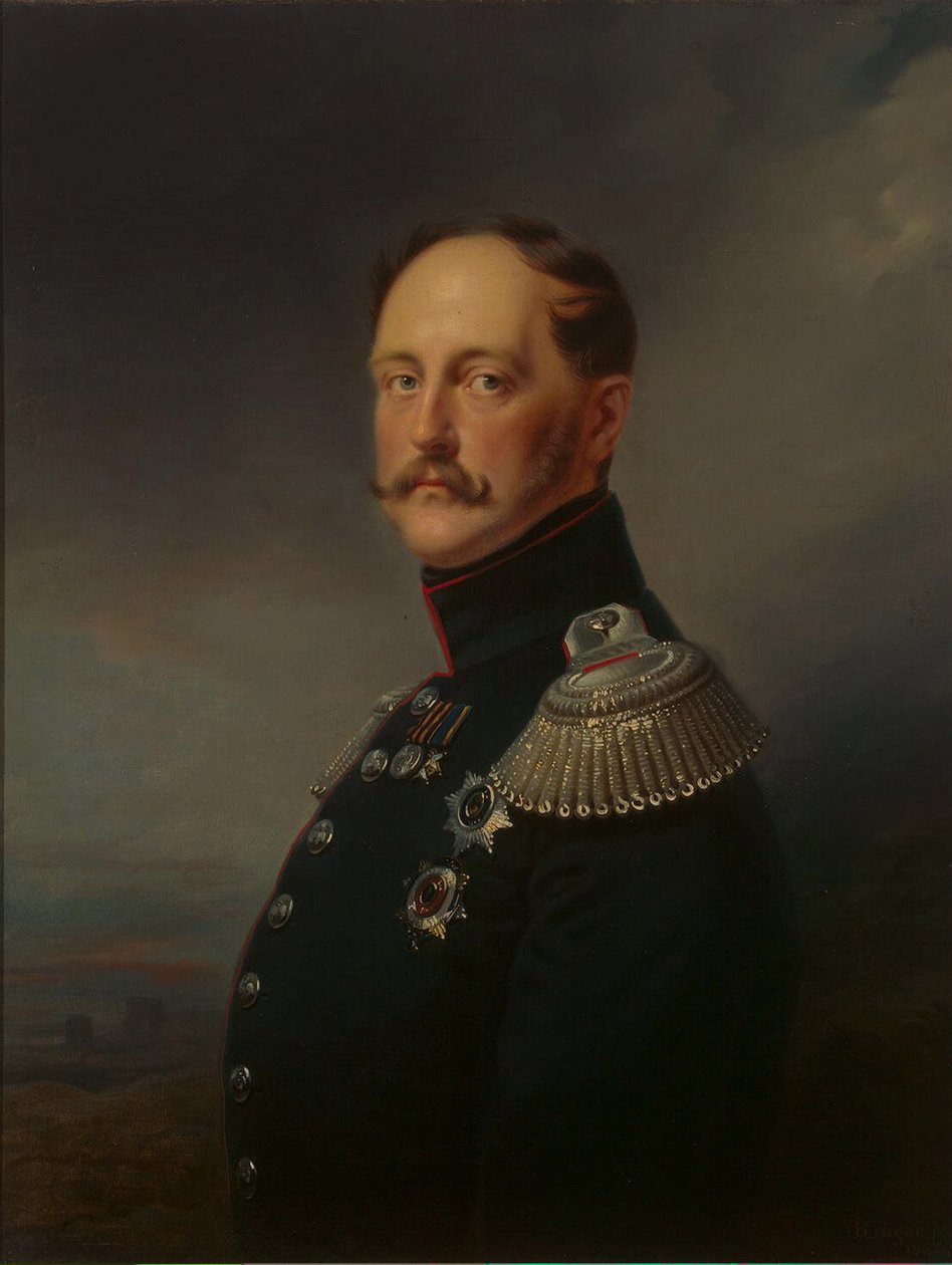 Nicholas I, 1852 by Franz Krüger