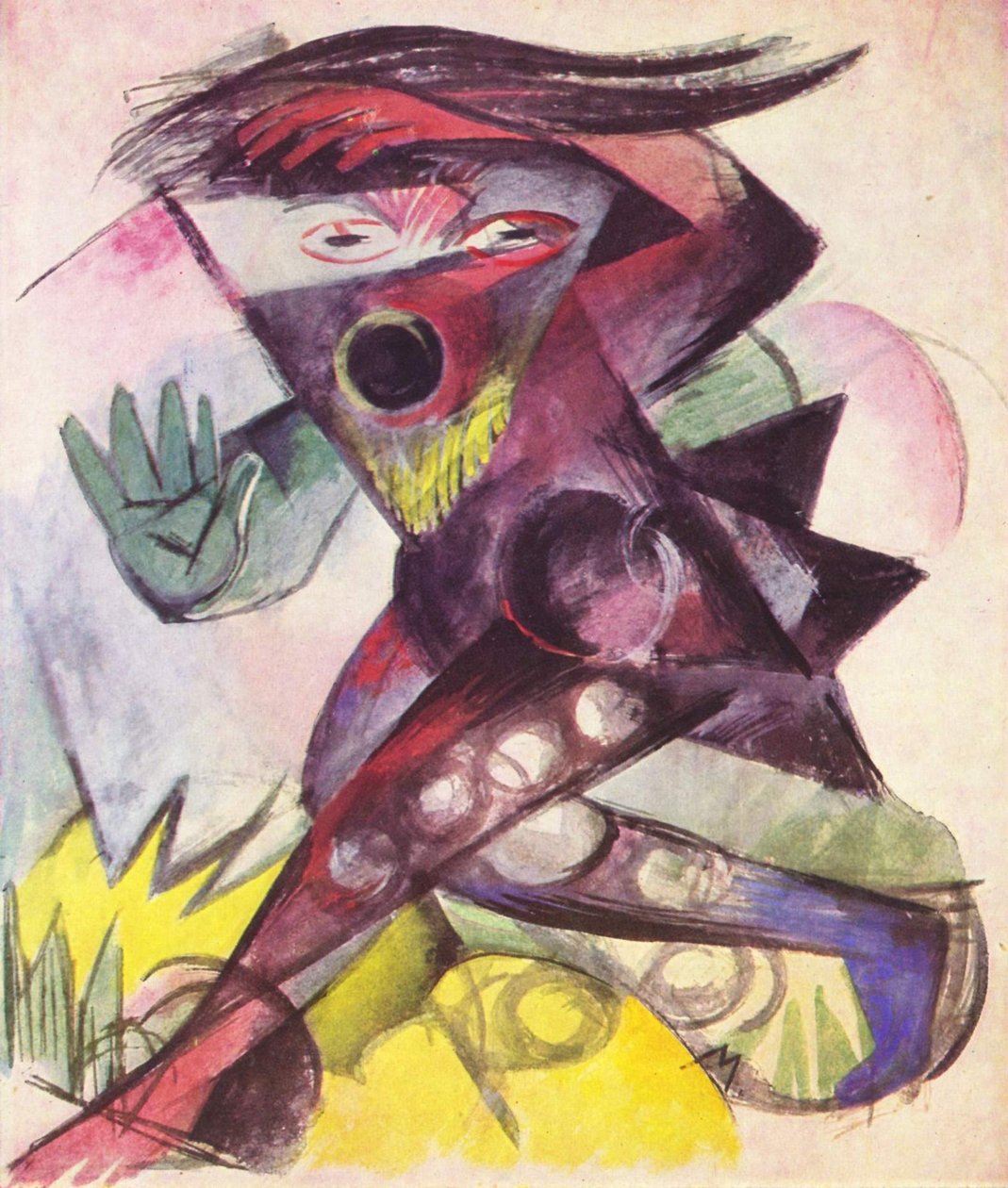 Caliban by Franz Marc