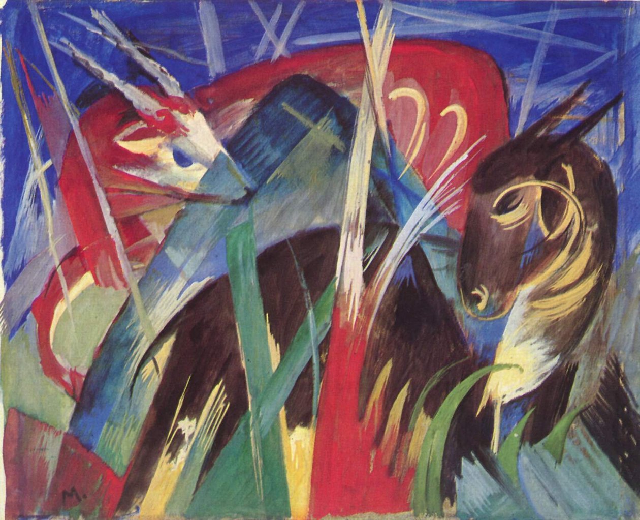 Fabulous Animals by Franz Marc