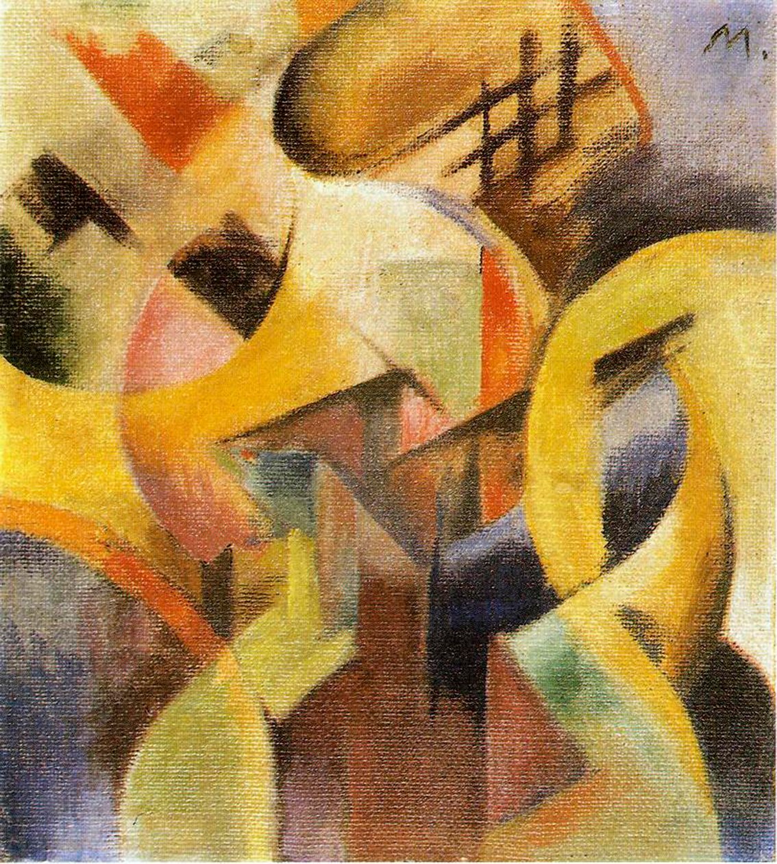 Small Composition I, 1913 by Franz Marc